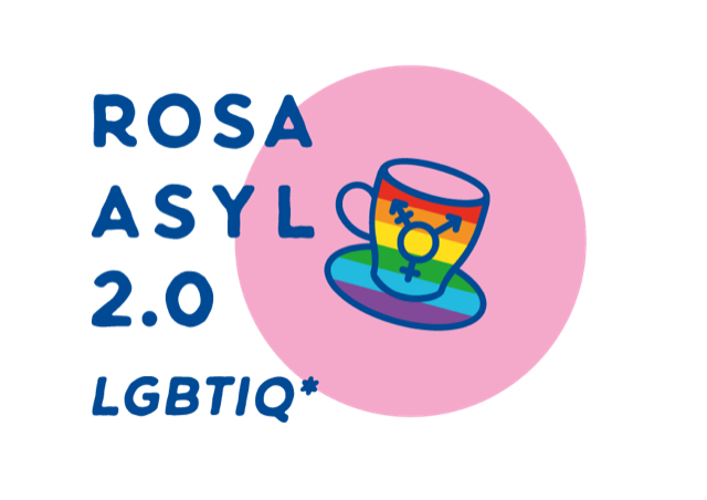 Logo Rosa Asyl 2.0 LGBTIQ*