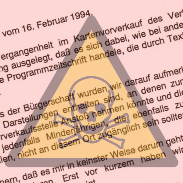 Nürnberger Schwulenpost Auslageverbot