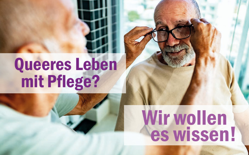 Bild zur Umfrage Queeres Leben mit Pflege?